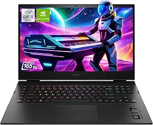 HP OMEN Gaming Laptop, 17.3"" QHD Display, 13th Gen Intel Core i9-13900HX, 64 GB DDR5 RAM, 2 TB PCIe SSD, GeForce RTX 4080, Backlit Keyboard, Windows 11 Home, Black