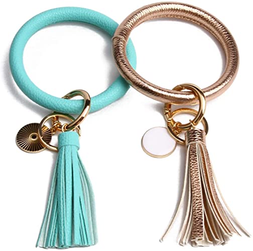 key ring Bracelet for Women Hands-free Keychain Anti-Lost Induction Ring Bangle for Girl