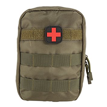 Balight MOLLE EMT Medical First Aid Pouch IFAK Utility Pouches Bag with Molle Attachments for Hiking Travel Adventure Medical Emergencies