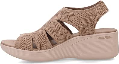 Skechers Women's Pier-lite-Memory Maker Wedge Sandal