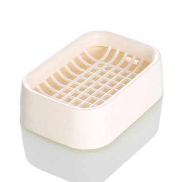 Arbor Home Soap Box Dish Rectangle Bath Soap Case Sponger Holder With Drainage Holes Tray