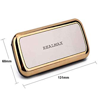 REALMAX 10000mAh Power Banks For Mobile Phones Fast Charging Portable Charger External Battery Compatible With iPhone X 9 8 7 6 6S 7 8 X Samsung Galaxy S9 S8 S7 Edge Plus Huawei HTC Sony Experia USB C