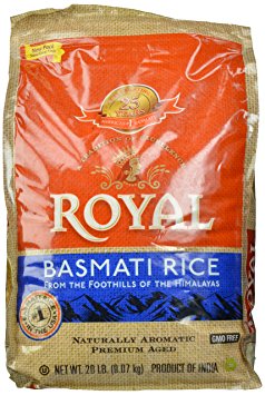 Royal Basmati Rice 20-Pound Bag