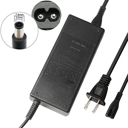 AC Doctor INC 19V 4.74A 90W AC Adapter Charger For HP Pavilion DV4 DV5 DV6-1355dx DV7 G60 Laptop Power Supply with Power Cord 7.4x5.0mm