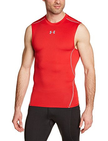 Under Armour Men's HeatGear Armour Sleeveless Compression Shirt