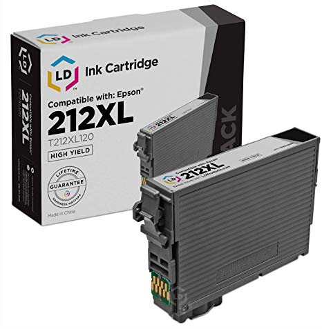 LD Remanufactured Ink Cartridge Replacement for Epson 212XL T212XL120 High Yield (Black)