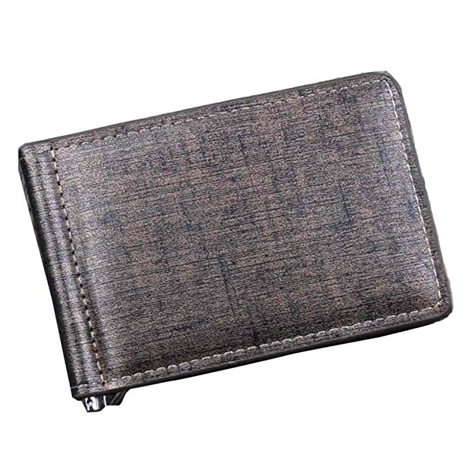 Man Wallet Small Leather Wallets Fashion Purse for Gentlemen by TOPUNDER L
