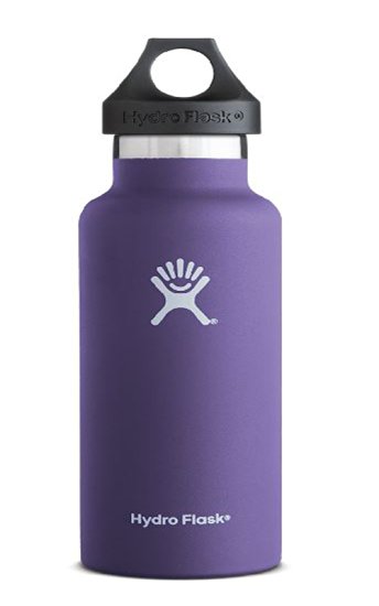 Hydro Flask Vacuum Insulated Stainless Steel Water Bottle, Standard Mouth w/Loop Cap