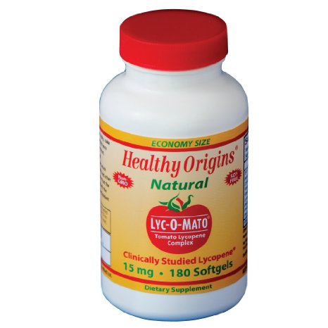 Healthy Origins Lye-O-Mato Lycopene 15 Mg 180 Count