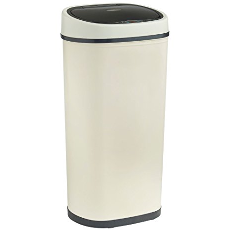 VonHaus 50L Automatic Hands-Motion Sensor Bin - Cream