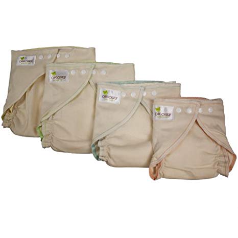 Osocozy Fitted Organic Diaper (Large 18-25 Lbs.)