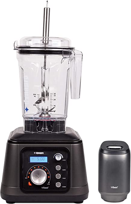 Tribest DPS-1050 Dynapro Commercial Vacuum Blender with Anti-Oxidation, Gray