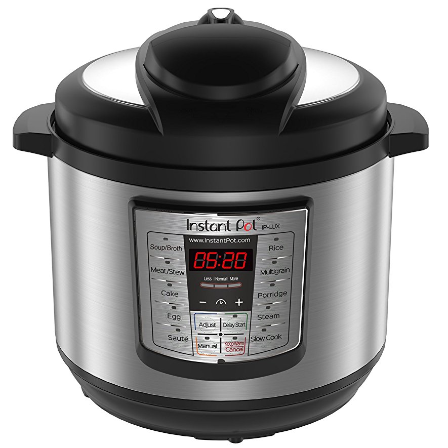 Instant Pot IPLUX80 Lux V3 Electric Pressure Cooker, 8 quartz, Stainless Steel Black