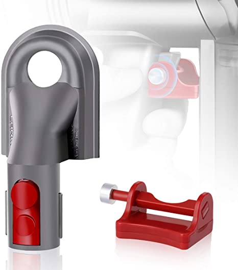 LANMU Drill Dust Collector and Trigger Lock Compatible with Dyson V8 V7 Vacuum Cleaner - Bundle