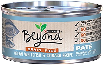 Purina Beyond Natural Grain Free Wet Cat Food Pate Wet Cat Food- 12-3 oz. Cans