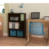 Ameriwood 3-shelf Bookcase Multiple Finishes Ideal for Dorm Room Home Office Living Room or Any Room Espresso