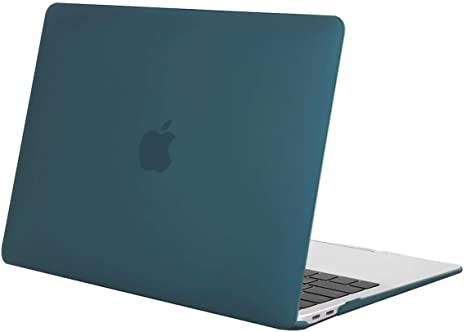 MOSISO MacBook Air 13 inch Case 2020 2019 2018 Release A2337 M1 A1932 A2179 Retina Display, Plastic Hard Case Shell Cover Only Compatible with MacBook Air 13 inch with Touch ID, Deep Teal