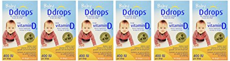 Ddrops Baby Drops, 6 Count