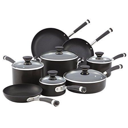 Circulon 83465 Acclaim 13-Piece Cookware Set, Black