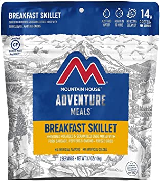 Mountain House Breakfast Skillet | Freeze Dried Backpacking & Camping Food | Survival & Emergency Food