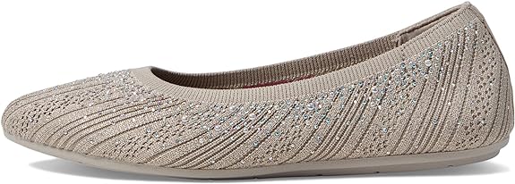 Skechers Women's Cleo 2.0-Glitzy Daze Ballet Flat