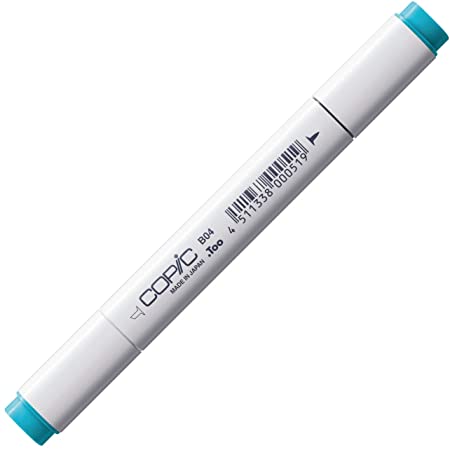 Copic Marker with Replaceable Nib, B04-Copic, Tahitian Blue