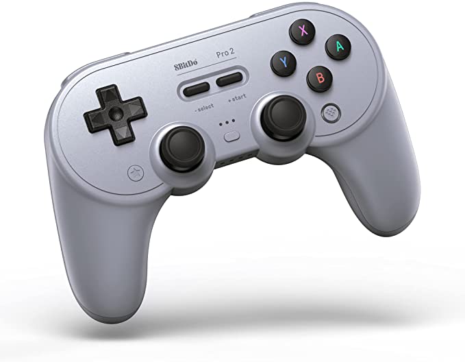 8Bitdo Pro 2 Bluetooth Controller for Switch, PC, macOS, Android, Steam & Raspberry Pi (Gray Edition)