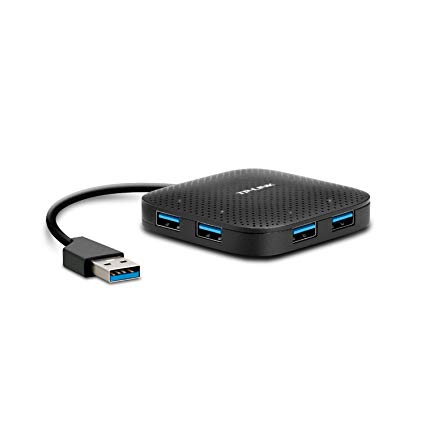 TP-LINK UH400 USB 3.0 4 Port Portable Data Hub for Mac, iMac, MacBook Pro Air, Ultrabooks, Windows 8 Tablet and Any PC