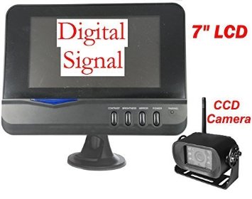 4Ucam Digital Wireless CCD Camera   7" Monitor for Bus, RV, Trailer, Motor Home, 5th Wheels and Trucks Backup or Rear View
