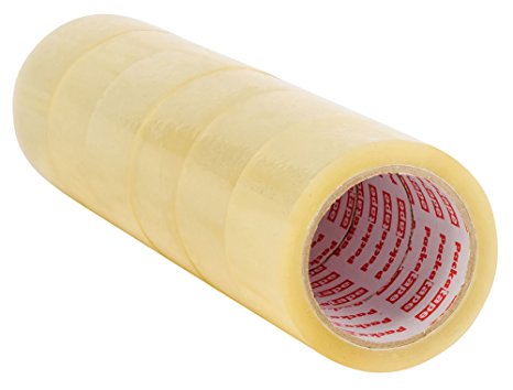 Packatape — 6 Rolls 1.88 Inches x 72.2 Yards Clear Packaging Tape for Parcels and Boxes. This 6 roll pack of Heavy Duty Clear Packing Tape Provides a Strong, Secure and Sticky Seal for your Boxes