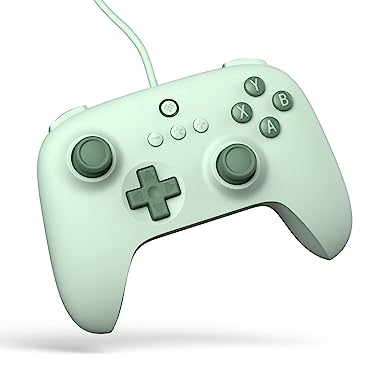 8Bitdo Ultimate C Wired Controller for Windows PC, Android, Steam Deck & Raspberry Pi (Field Green)