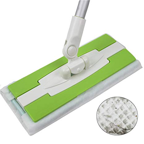 Static Floor Duster Cleaning Mop Quick Clean and Away Dusting Floor Sweeper( added 10 Refill Cloth)