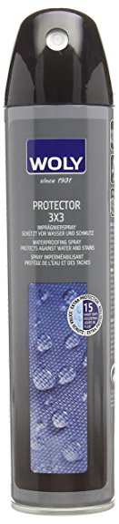 Woly Unisex-Adult Protector Waterproof 3X3 Spray Shoe Treatments and Polishes Clear