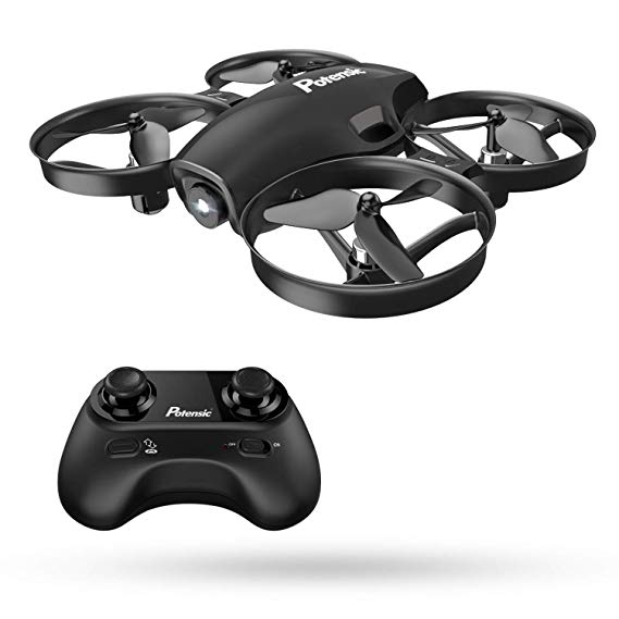 Drone for Kids,RC Mini Quadcopter Toy, Potensic A30,One Key Take-Off or Landing, Altitude Hold,Auto Hovering,Headless Mode,Boy Kids Toy, Detachable Battery (Black)