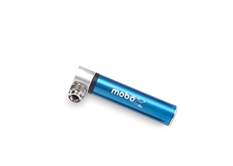 Mobo Air Portable Mini Bike Pump (4") - Schrader & Presta Compatible; Perfect for BMX, Road, Mountain Bicycle Tire; Basketball, Football, Soccer Ball