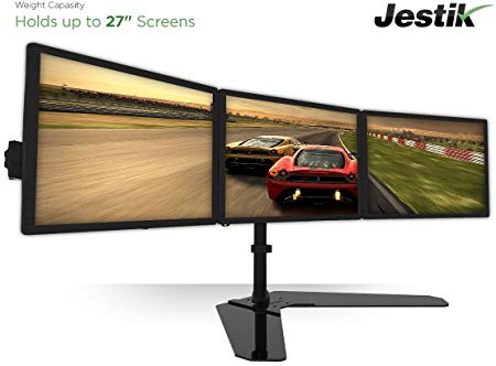 Jestik Horizon 2.0 Triple Monitor Stand Holds up to Three 27" Screens (Triple)