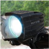 Bright Eyes Rechargeable Bike Headlight - NEW SQUARE MODEL With New 6400mAh Battery - POWERFUL 1200 Lumens - FREE TAILLIGHT AND DIFFUSER LENS Included Limited Time - WATERPROOF - No Tools required - LIFETIME WARRANTY