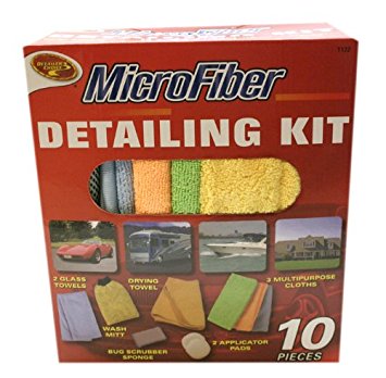 Detailer's Choice 1122 Microfiber Detailing Kit - 10-Piece