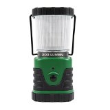 300 Lumens Ultra Bright LED Lantern - Perfect Camping Lantern for Hiking Camping Emergencies Hurricanes Outages - Battery Powered Ultra Long Lasting - Super Bright - Water Resistant