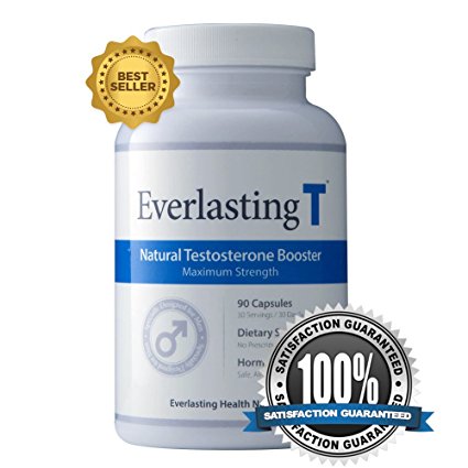 Everlasting T - Testosterone Booster - Natural Testosterone Supplement - Proven Ingredients to Increase Testosterone Levels