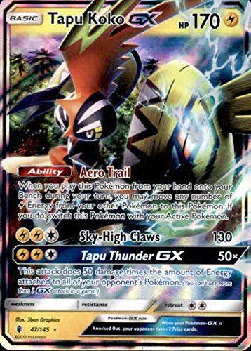 Tapu Koko-GX - 47/145 - Ultra Rare - Sun & Moon: Guardians Rising