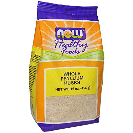 NOW Foods Psyllium Husks Whole, 16 Ounce (Pack of 2)
