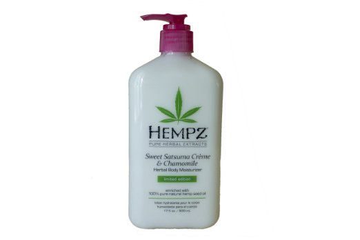 Hempz Sweet Satsuma Crème & Chamomile Herbal Body Moisturizer - 17 oz (500 mL) - NEW - Limited Edition