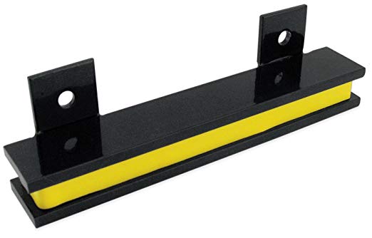 6” Heavy-Duty Magnetic Tool Holder, Easy-Install, 20-lb per inch Pull Force, Black Powder Coat with Yellow Stripe (AM5PLC)