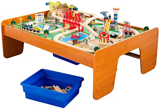 KidKraft 17836 Ride Around Train Set and Table