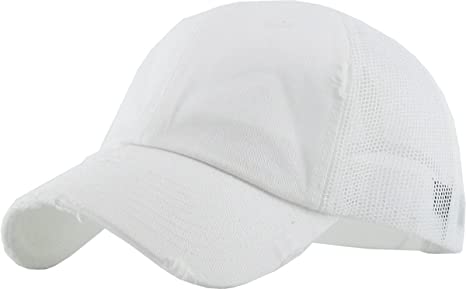 Classic 6 Panel Mesh Cotton Twill Trucker Cap Hat Adjustable Snapback Hat