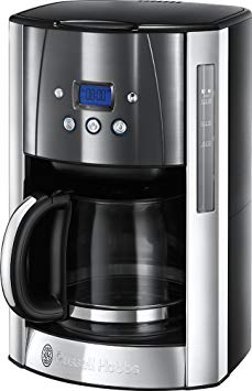 Russell Hobbs 23241 Luna Grey Filter Coffee Maker, 1000 W, 1.8 liters