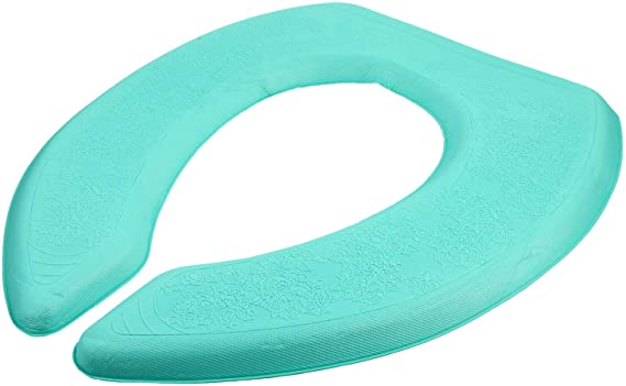 DOITOOL Toilet Seat Cover Sticker Toilet Seat Cushion Adhesive Gel Cushion Pads Standard U Shape Toilet Seats for Bathroom