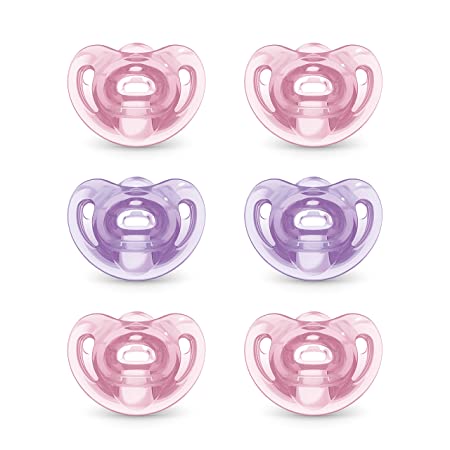 NUK Comfy Pacifiers, 0-6 Months, 6 Pack