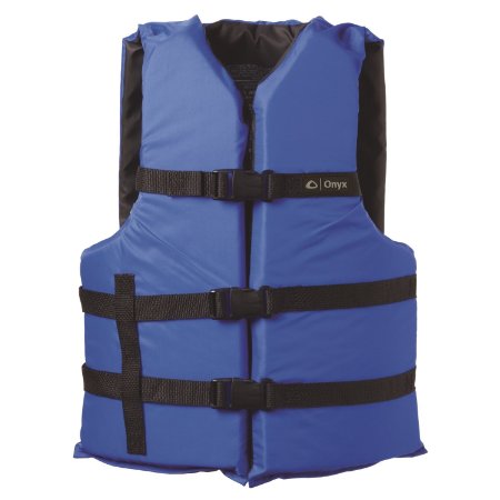 ONYX General Purpose Boating vest, Universal Adult, 2Xl, Over 90 - Pounds, 40-60-Inches Chest